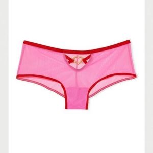 Victoria Secret Very Sexy Heartware Mesh Cheeky Panty Size Small